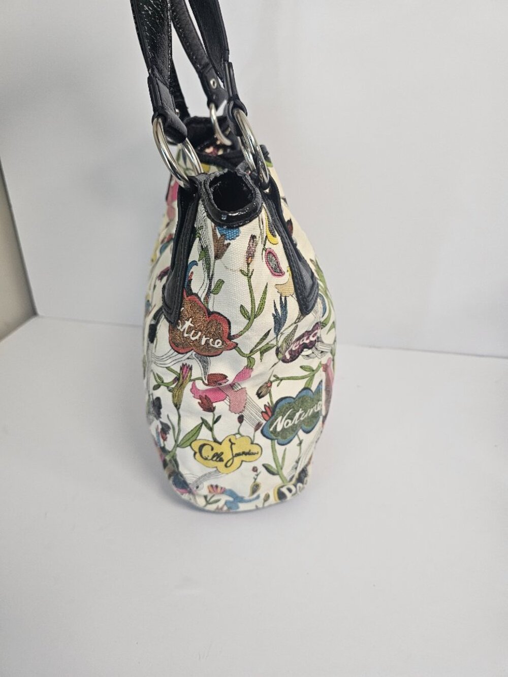 The Sak Bag Shoulder Peace Floral Canvas Boho Casual - Picture 4 of 11